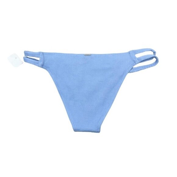NWT ABERCROMBIE & FITCH Strappy Textured Cheeky Bikini Bottom Sz Large - Picture 7 of 8